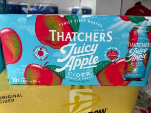 THATCHERS JUICY APPLE CIDER 10X440ML CANS